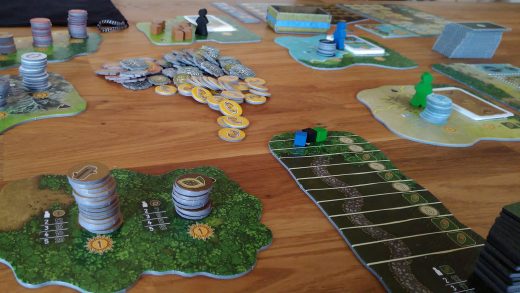 Nahaufnahme der Ortsfelder von Altiplano